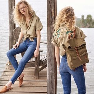 Madewell Camp Tie Shirt